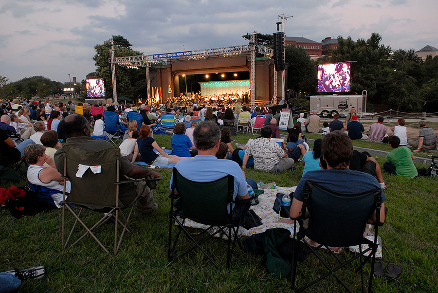 Concert at Sylvan Theatre