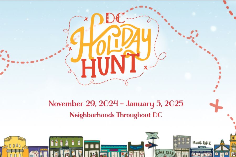 DC Holiday Hunt, November 29, 2024 – January 5, 2025, in neighborhoods throughout DC