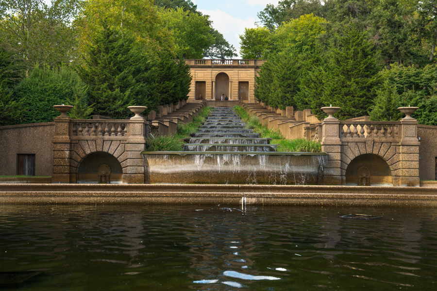 Steps and Water at Meridan Hill Park 